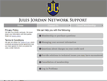 Tablet Screenshot of jjvsupport.com